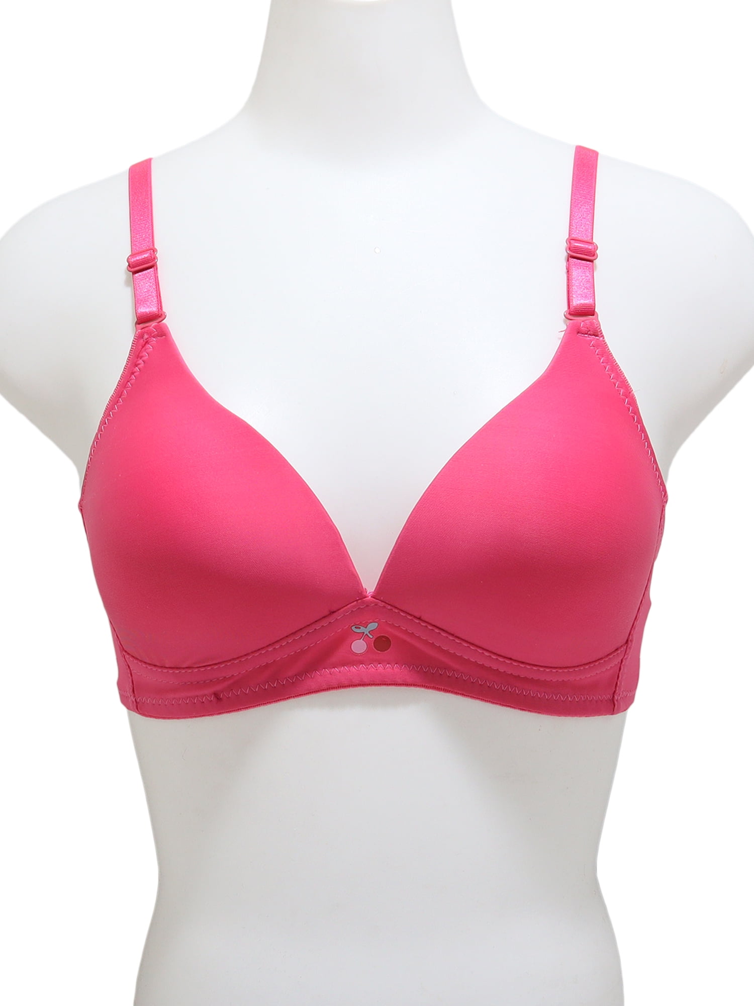 Angelina Angelina Wirefree Lightly Padded ACup Bras with Cherry