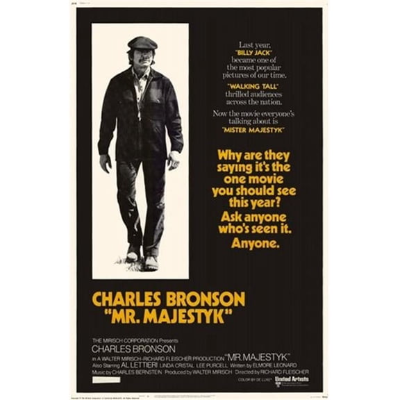 Pop Culture Graphics MOV213007 Mr. Majestyk Movie Poster, 11 x 17