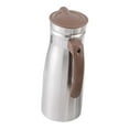 thumbnail image 3 of Jarra de agua fría de acero inoxidable de 1,0 L, recipiente para bebidas para uso diario, resistente a roturas, versátil, de 3,3 x 9 pulgadas con asa Marrón, 3 of 8