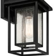 thumbnail image 4 of John Timberland Cecile 15 1/4" High Mission Box Lantern Outdoor Wall Light Fixture Mount Porch House Black Clear Glass Shade, 4 of 9
