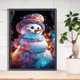 thumbnail image 2 of Pittura diamante 5D DIY Full Round Drill Winter Snowman Kit Home Decor Art Craft JShteea El nuevo, 2 of 9