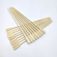 thumbnail image 3 of Palillos multiusos para alimentos, brochetas de bambú ecológicas de 8,2 pulgadas para presentación de cócteles y aperitivos, diseño elegante, paletas planas de madera de bambú, mango cómodo, 3 of 6