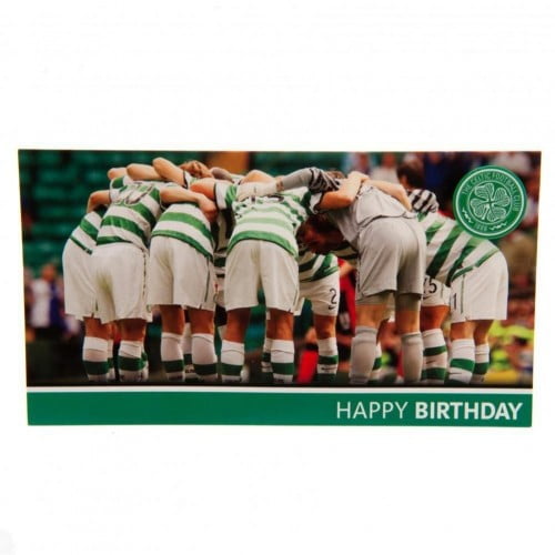 Celtic F.C HUDDLE Birthday Card 