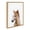 Natural, variant on Kate and Laurel Sylvie Animal Studio Baby Horse Framed Canvas Wall Art by Amy Peterson Art Studio, 18x24 Gray, Modern Pony Portrait Art for Wall