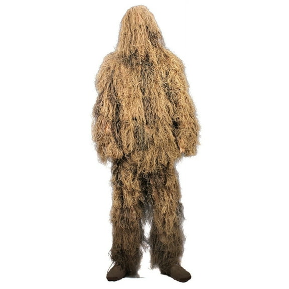 Rothco Lightweight All Purpose Ghillie Suit, Desert Tan, 64130-DesertTan-ML