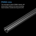 Tube Rigide Transparent 11mm X 12mm OD X 305mm - Lot De 2 Pièces - Marque Uxcell - Neuf - Pour Bricolage, Modélisme