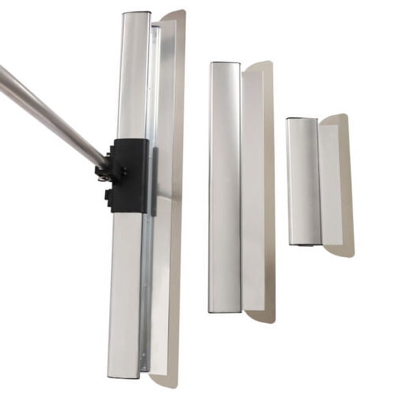 Drywall Skimming Blade Set - 12", 22" & 32" Blades w/ Extension Pole