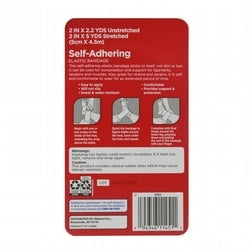 Self-Adhering Elastic Bandage, 2 in, 2 Rolls