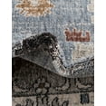 thumbnail image 3 of Unique Loom Eco Traditional Collection Area Rug - Animate (3' 3" Round Harbor Blue/Beige), 3 of 6