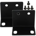 thumbnail image 1 of Miangastore 2 Pcs Support d'Angle pour Étagère pour Microphone Noir Protection ABS, 1 of 5