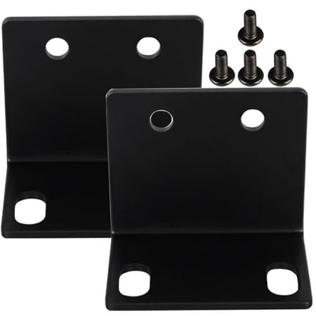 

2pcs Microphone Cabinet Edges L Shaped Mount Bracket Holder Corner Bracket