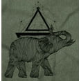 thumbnail image 2 of Spiritual Animal Elephant Triangle Plus Size Crewneck Graphic Tee Shirt Brisco Brands 3X, 2 of 5