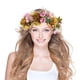 thumbnail image 3 of Corona de flores de boda para niñas, diadema Floral, tocado de corona, guirnalda de mujer con cinta ajustable, 3 of 5