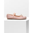 thumbnail image 2 of Women’s Satin Ballerina Bow Knot Ballet Flats With Elastic Strap, 2 of 8