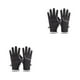 thumbnail image 3 of Sonducket Guantes térmicos de invierno Pantalla táctil Vellón grueso Clima frío Correr Esquí Calentador de manos Manoplas impermeables para Negro 2piezas, 3 of 6