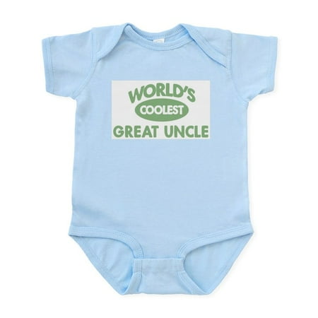 

CafePress - Coolest GREAT UNCLE Infant Bodysuit - Baby Light Bodysuit Size Newborn - 24 Months