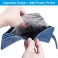 thumbnail image 4 of Funda de piel con cierre de pasaporte y bloqueo RFID, 4 of 9