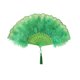 thumbnail image 2 of Abanico plegable para baile, bodas, picnic, reuniones en el jardín, uso interior y exterior, plástico, 42x23 cm, colores variados, 2 of 7