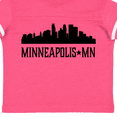 thumbnail image 4 of Inktastic Minneapolis Minnesota City Skyline Boys or Girls Toddler T-Shirt, 4 of 5