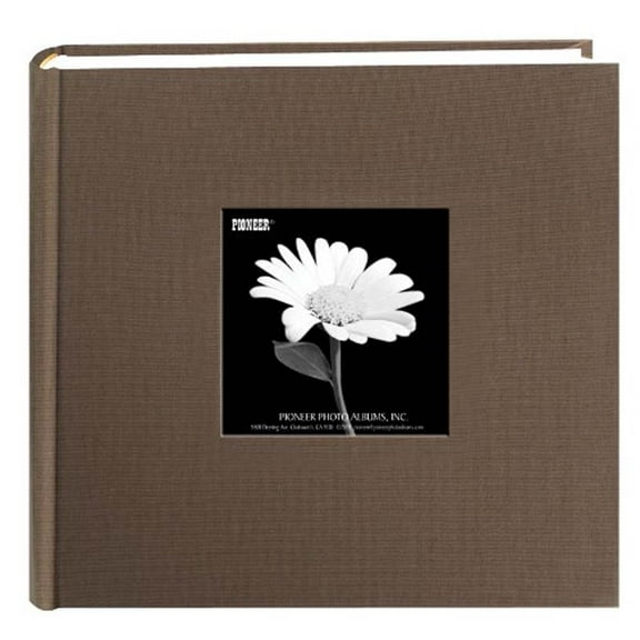 Pioneer 200 Pocket Photo Album - Warm Mocha Natural Colors Fabric