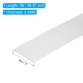 thumbnail image 2 of 2" x 39.4" Aluminum Flashing, 1pcs Aluminum Flashing Roll Roofing Aluminum Sheet Metal Roll 0.4mm Thick Craft DIY, 2 of 5