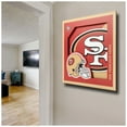 thumbnail image 3 of 49ers 12'' x 12'' 3D Logo Wall Art, 3 of 4