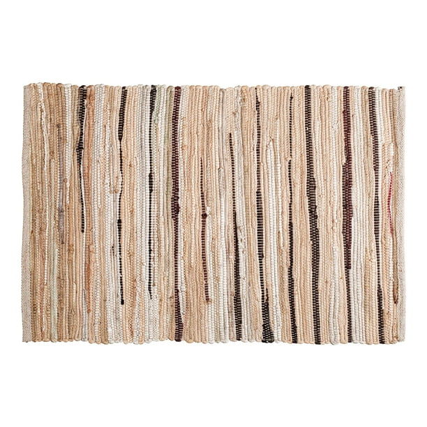 Trapo chino Rug Ramanta Home tejido a mano, 100% algodón, 60 x 90 cm
