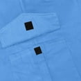thumbnail image 4 of Men Cargo Pants Clearance Fall and Winter Multi Pocket Christmas Gift Solid Navy Pants for Men Size 2XL, 4 of 7