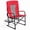 Red, variant on Leumius Camping Directors Chair,Oversized Heavy Duty Portable Folding Camping Chair with Side Table, Pocket for Beach,Fishing,Trip,Picnic,Lawn,Blue