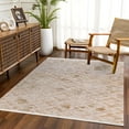 thumbnail image 4 of Beige Modern Area Rugs for Living Room Washable Rugs Boho Moroccan Area Rug Soft Neutral Geometric Bohemian Carpet Distressed Indoor Rug for Bedroom Dining Room Office Foldable Nonslip Rug, 4 of 9