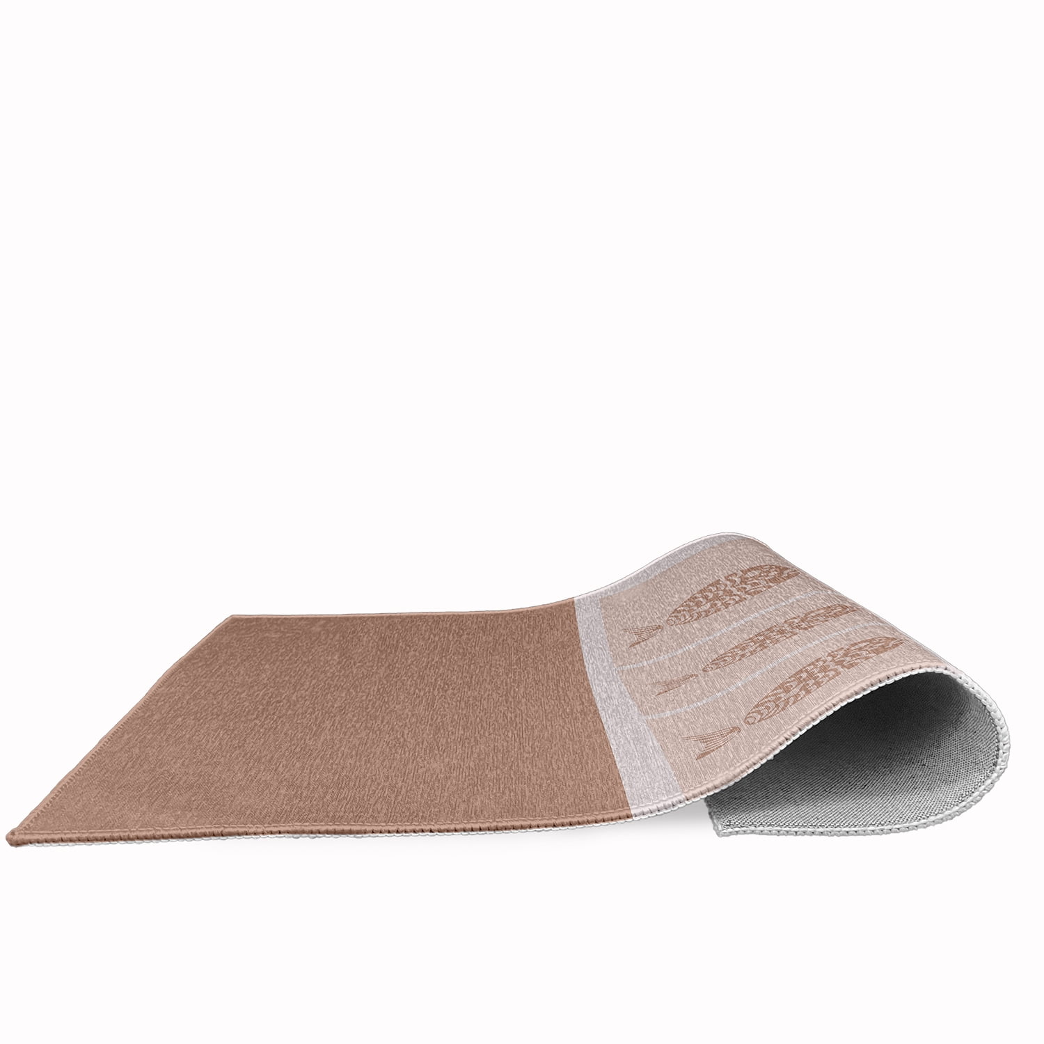 Simply Daisy 4' x 6' Fish Chips Nautical Chenille Rug, Mauve