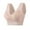 Beige, variant on VerPetridure Sports Bras for Women On Sale Fashion Women's Lace Beauty Back Solid Strap Wrap Hollow Out Bra Underwear