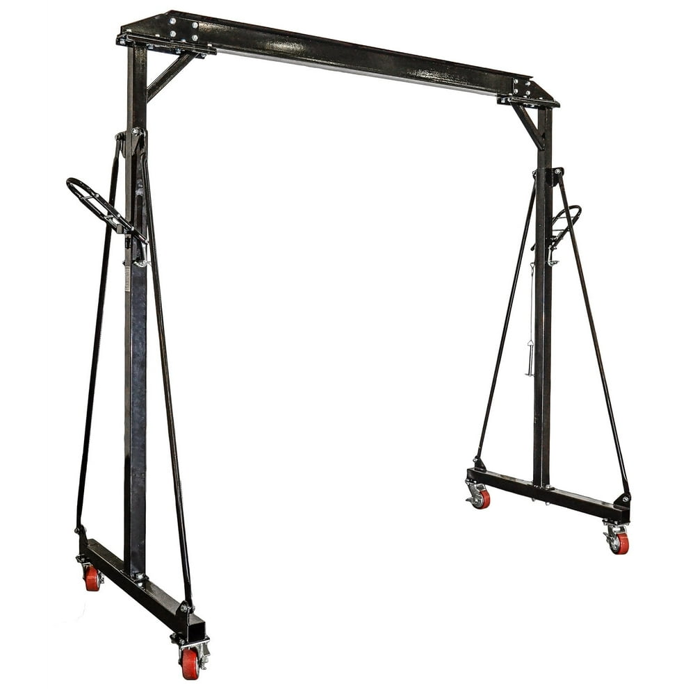 JEGS 81245 Adjustable Height Gantry Crane 1Ton Capacity