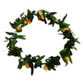 thumbnail image 4 of Luau Leis 30 Piezas Flores Artificiales Collares de Hojas de Lei Hawaiano Tropical para Disfraz de Hula Y Fiesta En la Playa, 4 of 5