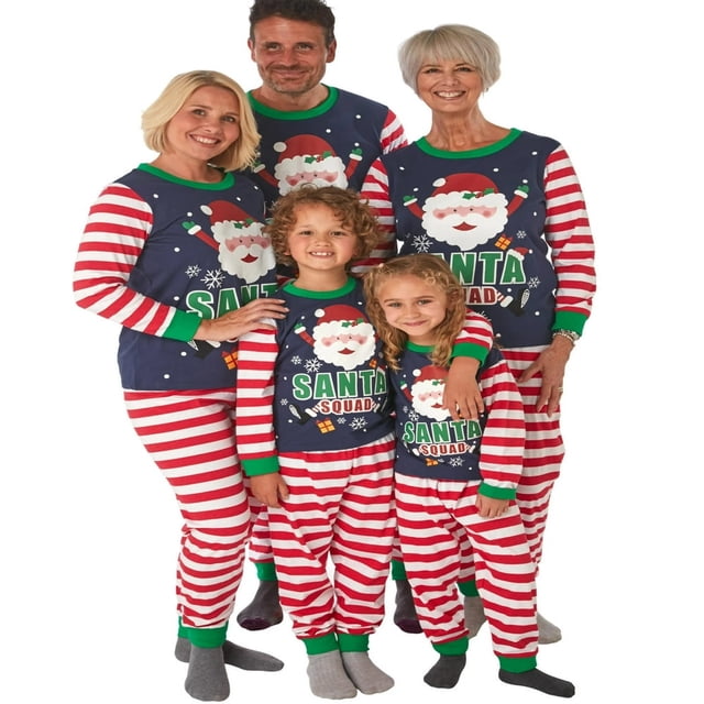 Pyjamas de Noël Assortis pour Famille Ou Couples