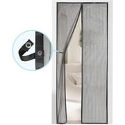 Magnetic Screen Door - Self Sealing, Heavy Duty, Hands Free Mesh Partition Keeps Bugs Out - Pet and Kid Friendly - Patent Pending Keep Open Feature - 38" x 83" - by Augo