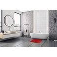 thumbnail image 4 of Beauty Threadz Cotton Banded Bath Mats, Red, [Not a Bathroom Rug], 21 x 34 Inches, 100% Ring Spun Cotton - Highly Absorbent and Machine Washable Shower Bathroom Floor Mat (Pack of 2), 4 of 7