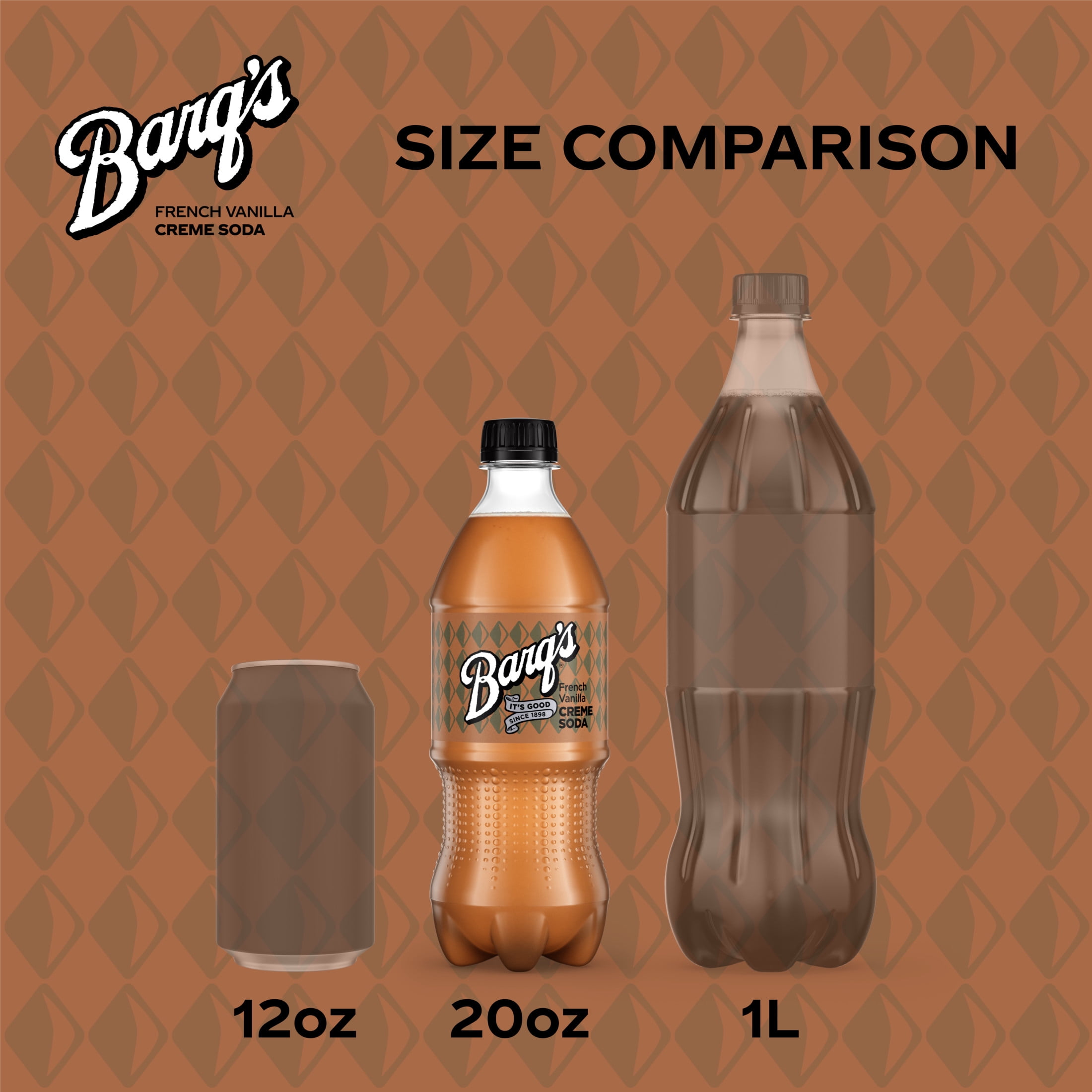 Barqs French Vanilla Cream Soda Fridge Pack Cans, 20 fl oz