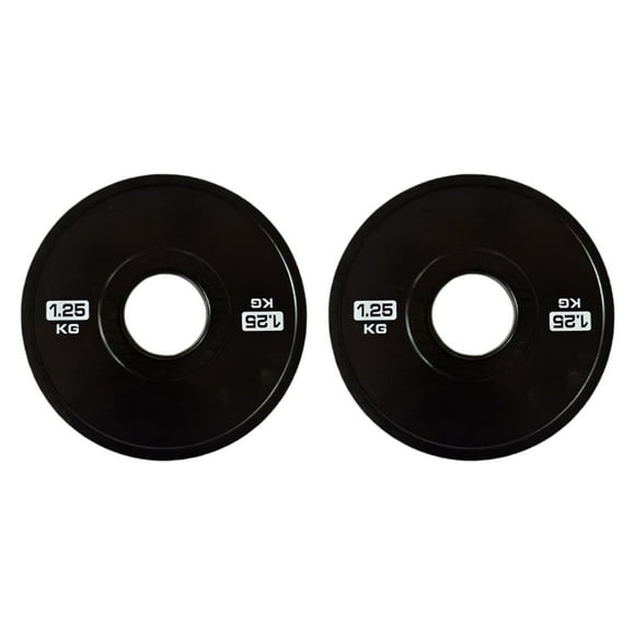 Las placas de peso se ajustan a las barras de 5 cm 2 piezas de color accesorio interno accesorio de accesorio interno 125 kg Negro
