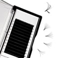 thumbnail image 1 of 5 Pairs False Eyelashes 3D Handmade Lashes Long Lasting Fluffy with Tweezers Reusable(D-0.07,13mm), 1 of 7