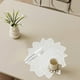 thumbnail image 5 of Fiudx Mantel de Pvc con Estampado Dorado, Antideslizante, Resistente Al Agua y Al Aceite, Aislante Del Calor, Elegante Diseño Floral, Ideal para Cenas En Casa y Bodas, 38 Cm., 5 of 7