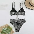 thumbnail image 5 of CaiJunJia Bikini Women's Sexy Sling Hollow Sexy Bikini Split Swimsuit Suit, 5 of 7