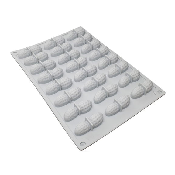 Inteprter Molde decorativo de silicona para manualidades, simulación de cacahuete, champiñones, rama de naranja, moldes hechos a mano para decoración de Herramientas y accesorios para hornear Inteprter HA081404-00