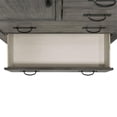 thumbnail image 6 of Picket House Furnishings Montauk Solid Wood 5-Drawer Gentleman's Chest in Gray, 6 of 11