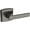 Lifetime Graphite Nickel, variant on Baldwin 5485V.Pass 5485V Passage Door Lever Set - Black