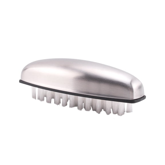 Kraoden Stainless Steel Deodorant Soap Brush, Multi-Purpose Hand Washing & Nail Cleaning Tool for Odor Removal, Seafood & Vegetable Cleaning, and Chopping Board Care