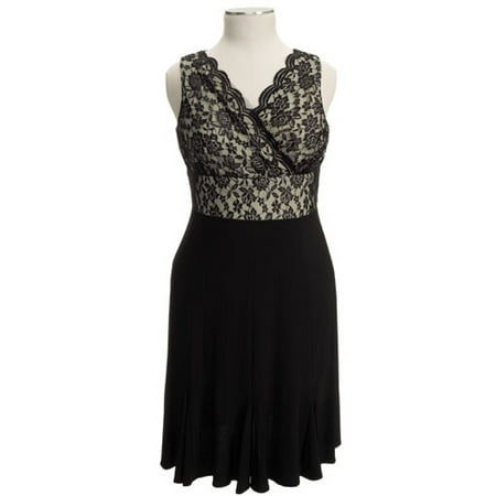 Women's Plus Lace Cocktail Dress