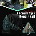 thumbnail image 2 of Vacuum Tire Mending Nail, Sufficientlg 60 PCS Tire Repair Rubber Nails Kit with Box and Screwdriver, Screw in Tires Repair Plugs, Self-Service Tires Screw Plug Repairs for Puncture Repairs(60 Pcs), 2 of 8