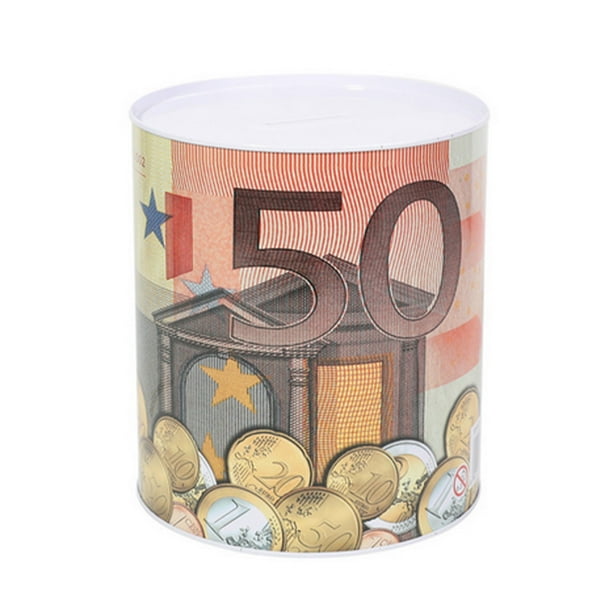 Cateissary Cajas Metálicas Alcancías Planes De Ahorro Para Dinero Metálico Planes Creativos Para Todos Dinero Metal Ahorros Creativos Para Almacenamiento y organización del hogar 50€