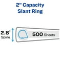 thumbnail image 3 of Avery Heavy-Duty View Binder, 2" Slant Rings, Black (79909), 3 of 9